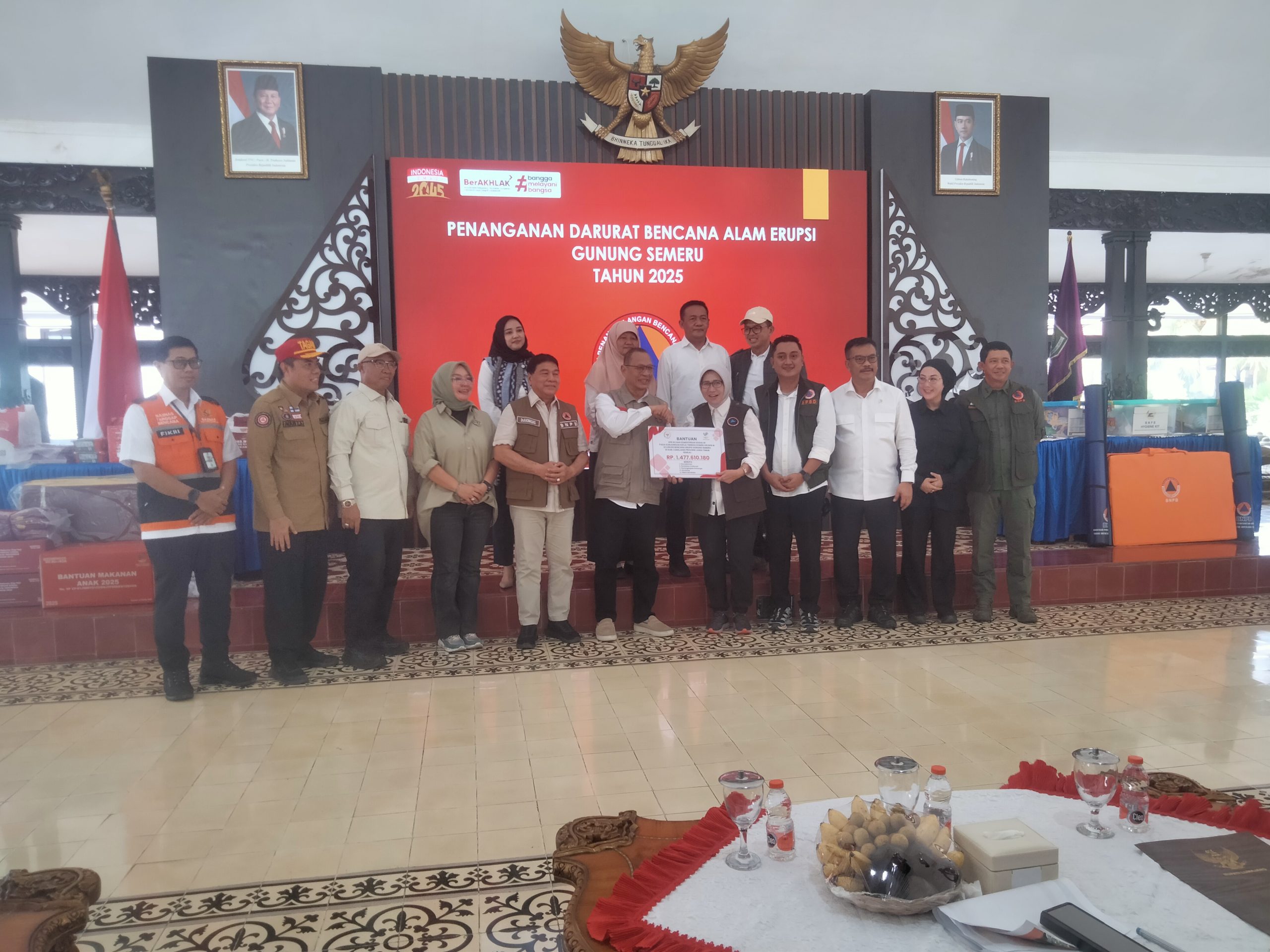 Kunjungan DPR RI : Penanganan Paska Bencana Erupsi di Lumajang 