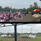 Polres PALI Kawal Ketat Senam Pound Fit Festival Candi Bumi Ayu