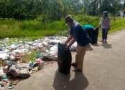 Sampah Menumpuk di blok Bonjot, Pemdes Ujungpendok Jaya Siapkan Sanksi bagi Pembuang Sampah