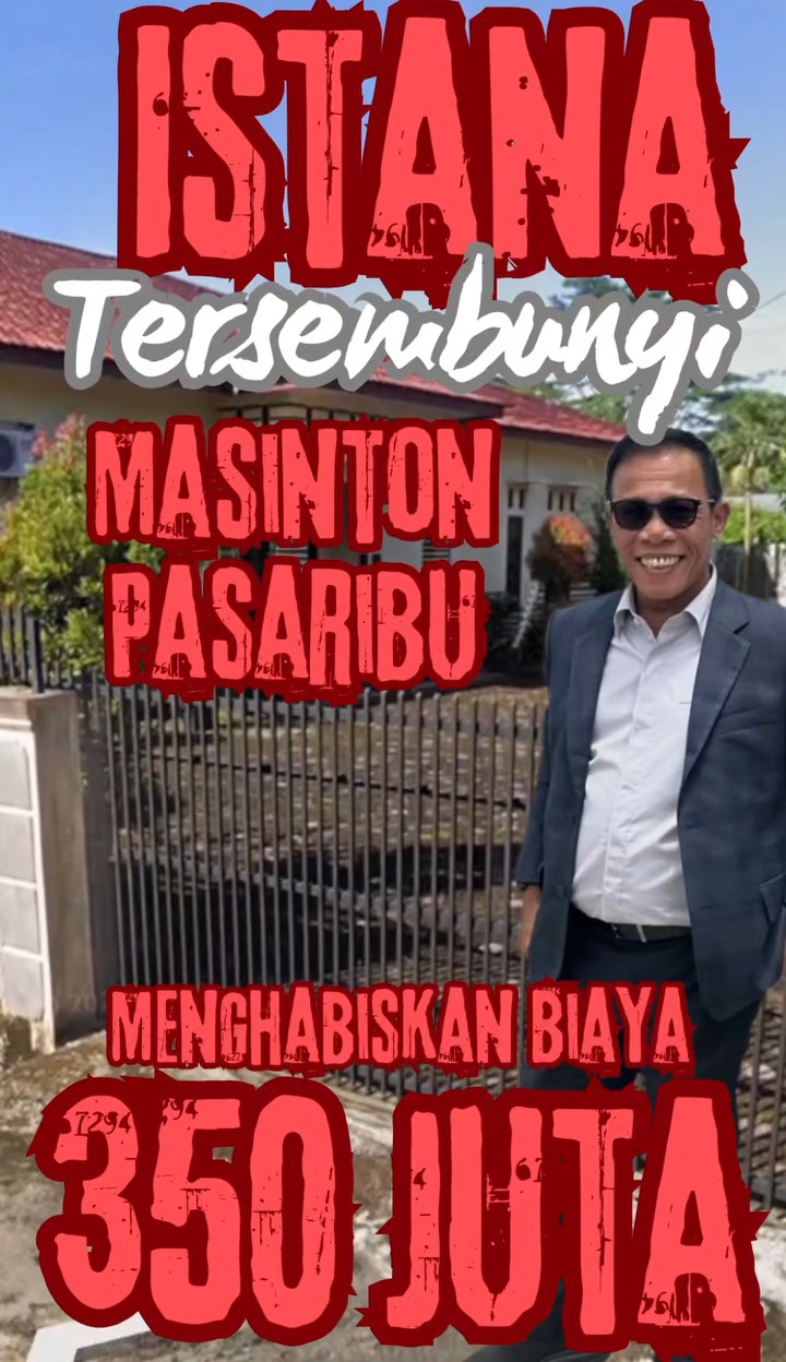 Masinton Pasaribu Tak Pernah Tempati Rumah Dinas Bupati Tapteng, Alasannya Karena Kondisi Tak Layak