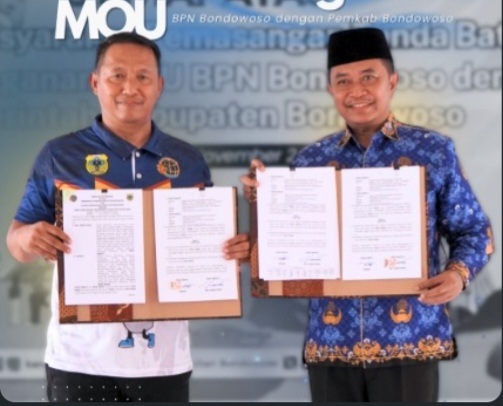 Pemkab dan BPN Bondowoso Teken MoU Percepatan Program Pertanahan di Kegiatan Gema Patas 2026