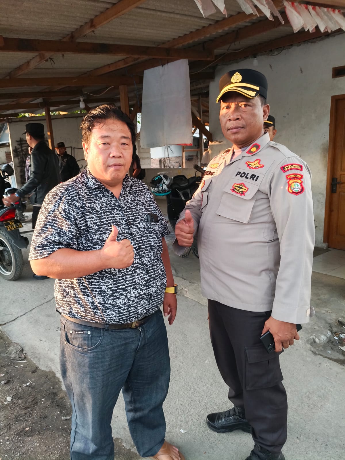 Gercep Polres Metro Bekasi Gelar Razia Gabungan Tramadol di Kampung Jati Kapling