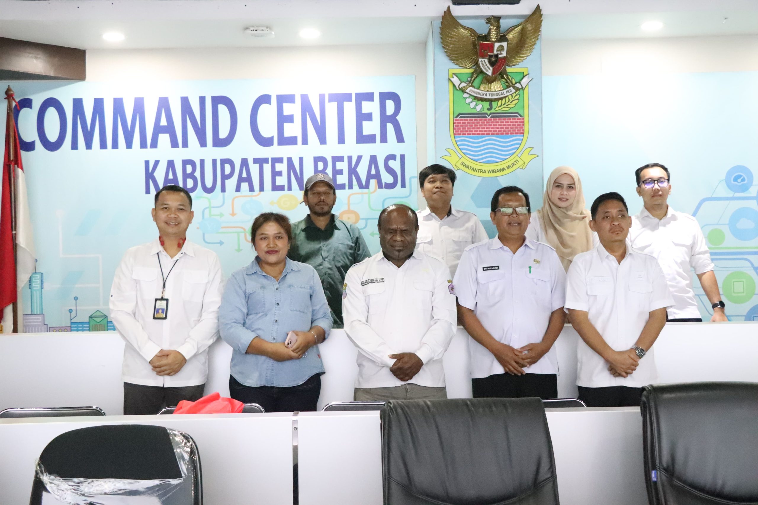 Diskominfo Jayawijaya Studi Tiru Inovasi dan Tata Kelola Diskominfosantik Kabupaten Bekasi