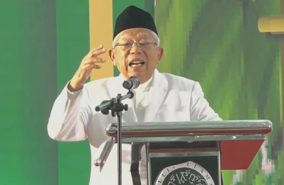 KH Ma'ruf Amin Undur Diri dari Jabatan Ketua Dewan Pertimbangan MUI