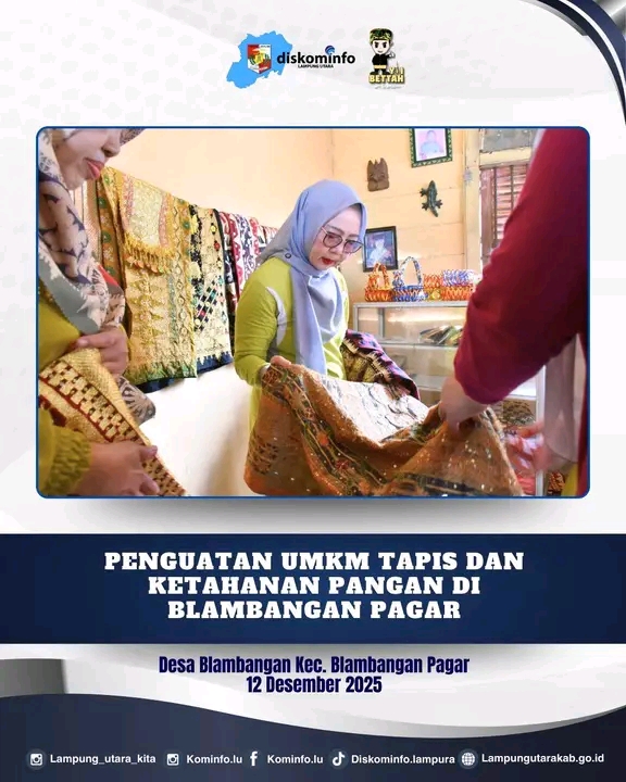 Penguatan UMKM Tapis Dan Ketahanan pangan Di Blambangan Pagar