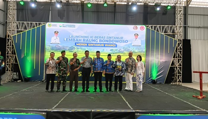 Launching Beras Sintanur Lembah Raung, Bupati Bondowoso Apresiasi PT Samudra Indo Pangan