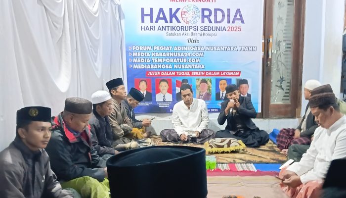 FPANN dan Insan Pers Peringati HAKORDIA, Teguhkan Komitmen Anti Korupsi Sambut Tahun Baru 2026