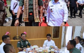 Ramah Tamah  Pangdam  Teguhkan  Kebersamaan  Untuk Keamanan  Dan Kemajuan. Lampung Utara