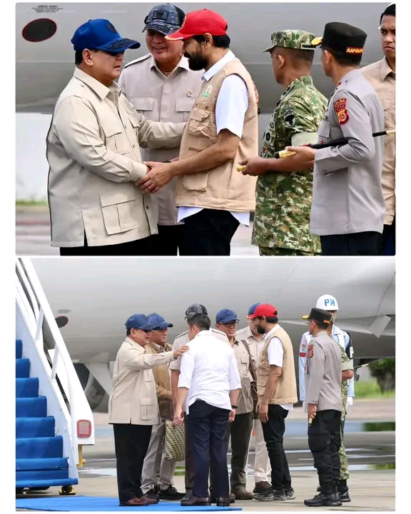 Usai Mendarat Di ACeh, Presiden Prabowo Langsung Tinjau Infrastruktur Terdampak Banjir Di Bireuen