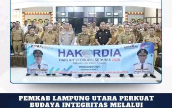 Pemkab Lampung Utara  Perkuat Budaya  Integritas Melalui  Melalui  Sosialisasi  Anti Korupsi Hakordia  2025