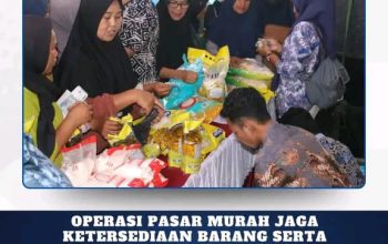 Oprasi Pasar Murah Jaga Ketersedian Barang  Serta  Stabilitas Harga  Jelang  Nataru 2026