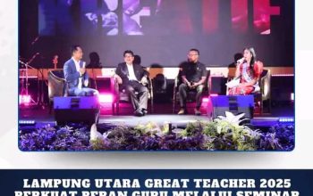 Lampung Utara  Great Teacher 2025 Perkuat  Peran  Guru Melalui  Seminar  Workshop  Dan Dialog Bersama  Bupati