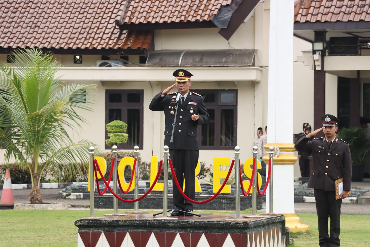 *Kapolres Lampung Utara Pimpin Upacara Hari Bela Negara Ke-77 Tahun 2025*