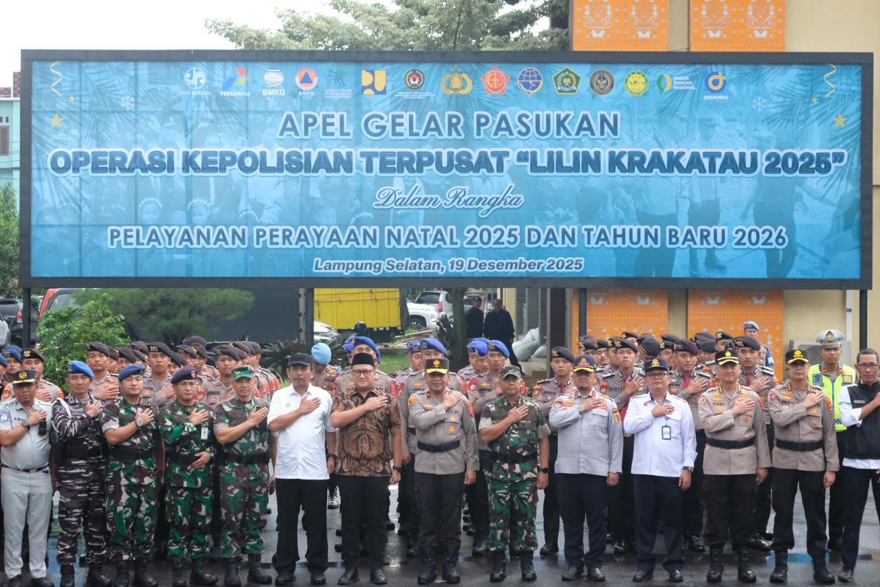 *4.021 Personel Dikerahkan untuk Mengamankan Nataru 2025/2026 Di Lampung*