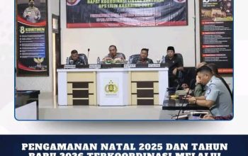 Pengamanan Natal 2025 Dan Tahun Baru 2026  Terkoordinasi Melalui  OPS  Lilin Krakatau  2025