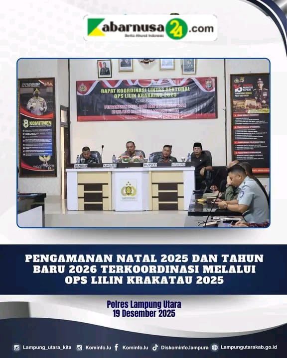 Pengamanan Natal 2025 Dan Tahun Baru 2026 Terkoordinasi Melalui OPS Lilin Krakatau 2025
