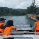 *Ditpolairud Polda Lampung Lakukan Patroli Laut Di Area Pelabuhan Bakauheni *
