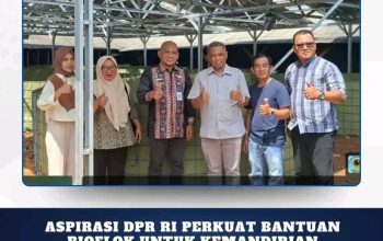 Aspirasi DPR RI Perkuat  Bantuan Bioflok  Untuk Kemandirian  Budidaya  Ikan  Di Lampung utara