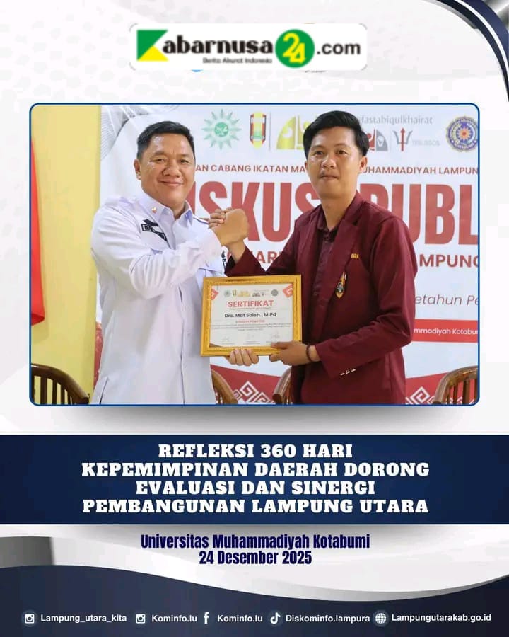 Refleksi 360 Hari Kepemimpinan Daerah Dorong Evaluasi Dan Sinergi Pembangunan Lampung utara