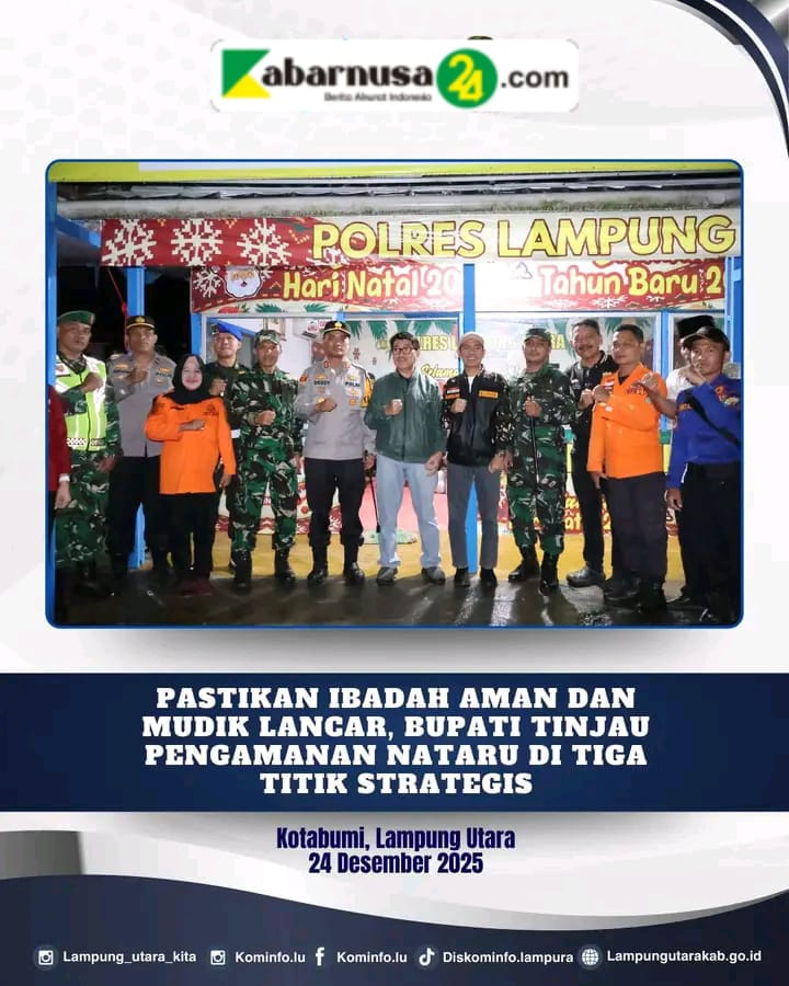 Pastikan Ibadah Aman Dan Mudik Lancar, Bupati Tinjau Pengamanan Nataru Di Tiga Titik Strategis