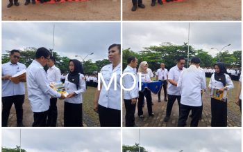 Bupati Hamartoni Ahadis Didampingi  Wakil Bupati Romli Lantik 4.784 PPPK Paruh Waktu Di Lampung Utara
