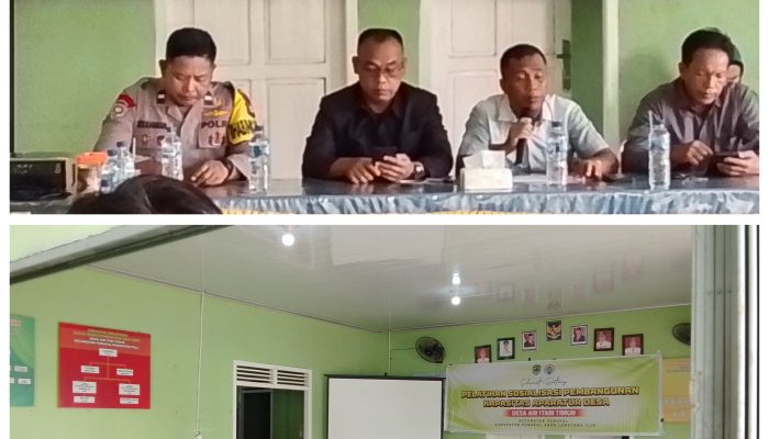 Dalam Rangka Meningkatkan Pembangunan Kapasitas Aparatur Desa, Pemdes Air Itam Timur Gelar Pelatihan