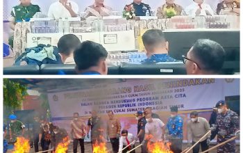 Menutup Tahun 2025, Kanwil Bea Cukai Sumbagtim Sudah Menggelar Serangkaian Pemusnahan Barang Menjadi Milik Negara (BMMN) eks Hasil Penindakan di Seluruh Satuan kerja di Wilayahnya.