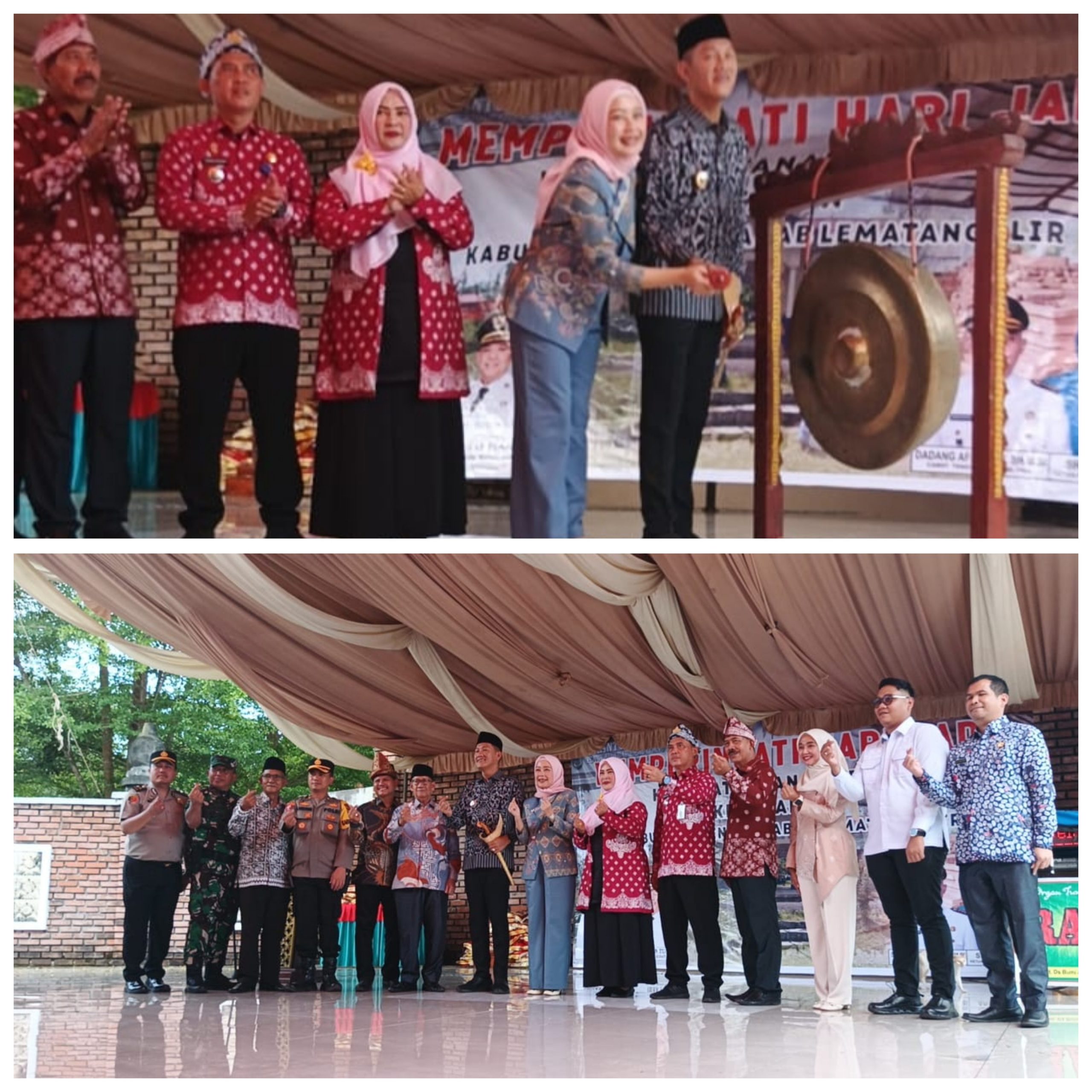 Bupati PALI Resmi Menerima Gelar Kehormatan Adat Mak Raje Negeri Kebon undang 