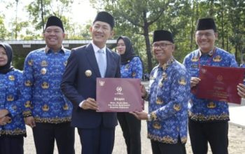 Upacara HUT Ke-54 KORPRI di Setda PALI Berlangsung Khidmat