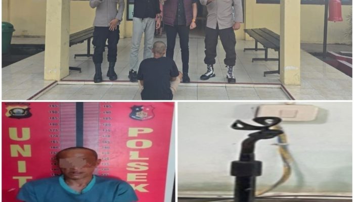 UNGKAP KASUS PENCURIAN KOTAK AMAL, UNIT RESKRIM POLSEK TALANG UBI AMANKAN SEORANG TERDUGA PELAKU
