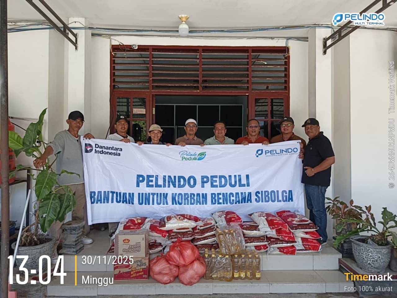 Pelindo Sibolga Salurkan Bantuan untuk Masyarakat Tapanuli Tengah Terdampak Banjir dan Longsor
