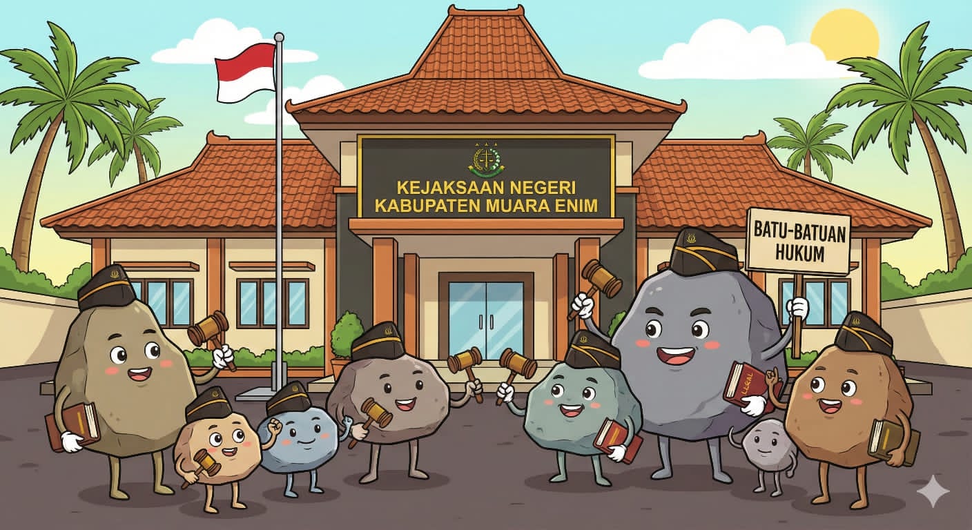 Proyek Pendampingan Kejari Muara Enim Digerayangin Material Batuan Ilegal