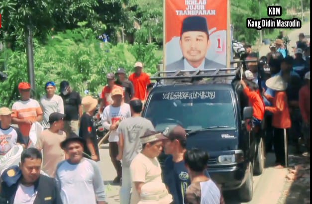 Masyarakat Cantigi Wetan Padati Kegiatan Sosialisasi Calon Kuwu Didin Masrodin Nomor Urut 1