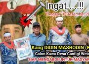 Dukungan Masyarakat Desa Cantigi Wetan Terus Mengalir untuk Calon Kuwu Didin Masrodin Nomor Urut 1
