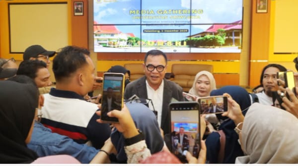 UNSRI Menggelar Media Gathering Dengan Tema " Unsri Bersinergi , Berdampak Untuk Negeri '