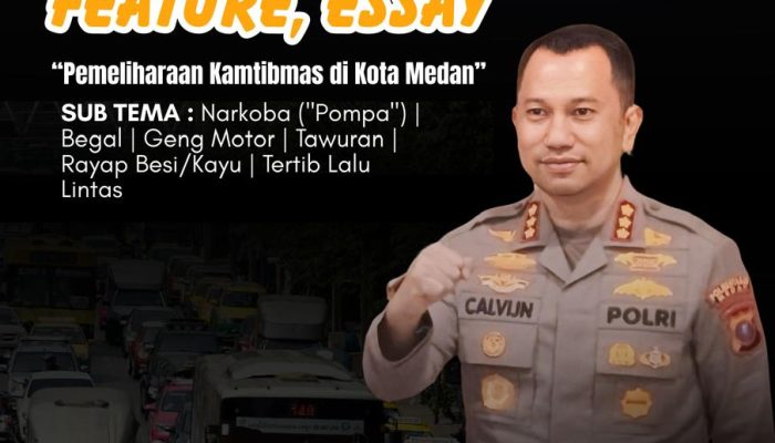 Kapolrestabes Medan Cup 2025: Media Diajak Berperan Aktif Jaga Stabilitas Kamtibmas Lewat Karya Tulis
