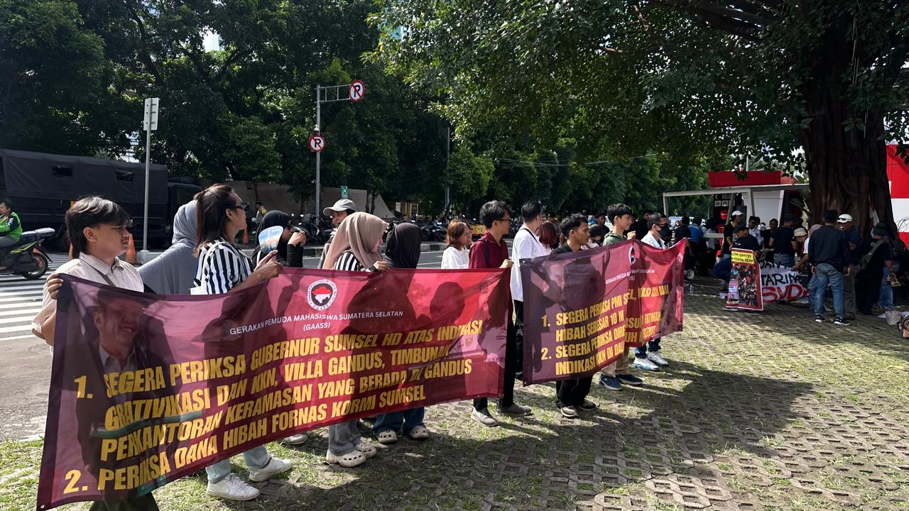 Gaass Gelar Aksi di KPK RI, Minta Periksa Ketua Kormi Sumsel Diduga Terindikasi KKN