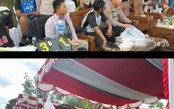 KEJUARAAN BOLA BASKET SMP SE-KABUPATEN PALI RESMI DIGELAR, POLSEK TALANG UBI PASTIKAN PENGAMANAN MAKSIMAL