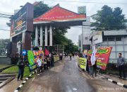 Laskar Prabowo 08 DPD Sumsel Bersama BPI KPNPA RI Aksi Damai di Kejati Sumsel Minta Periksa Bank Sumsel Babel