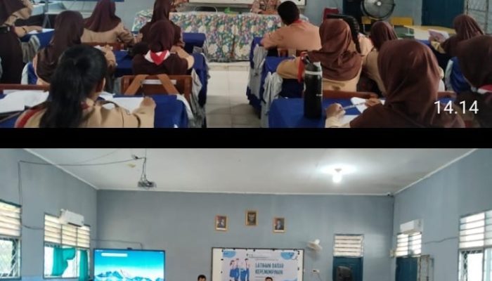 Polsek Talang Ubi Dukung Pembentukan Karakter Pelajar Melalui Latihan Dasar Kepemimpinan OSIS di SMP Negeri 1 Talang Ubi