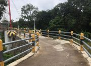 Baru Diresmikan 2024, Jembatan Gantung Krasak Jatibarang Amblas 20 Cm
