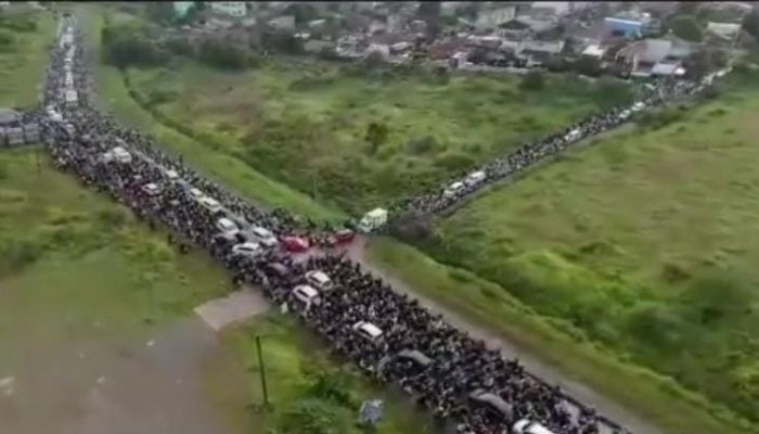 Satlantas Polres Bekasi Lakukan Rekayasa Lalu lintas khusus Roda Dua Imbas dari Kemacetan Penutupan Jalan Penghubung Kawasan Industri EJIP – MM2100