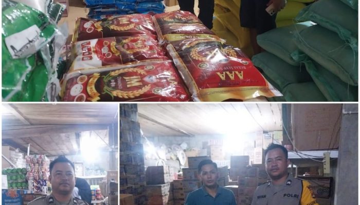 Polsek Penukal Abab Pantau Harga Beras Jelang Natal dan Tahun Baru, Stok Aman Meski Harga Naik