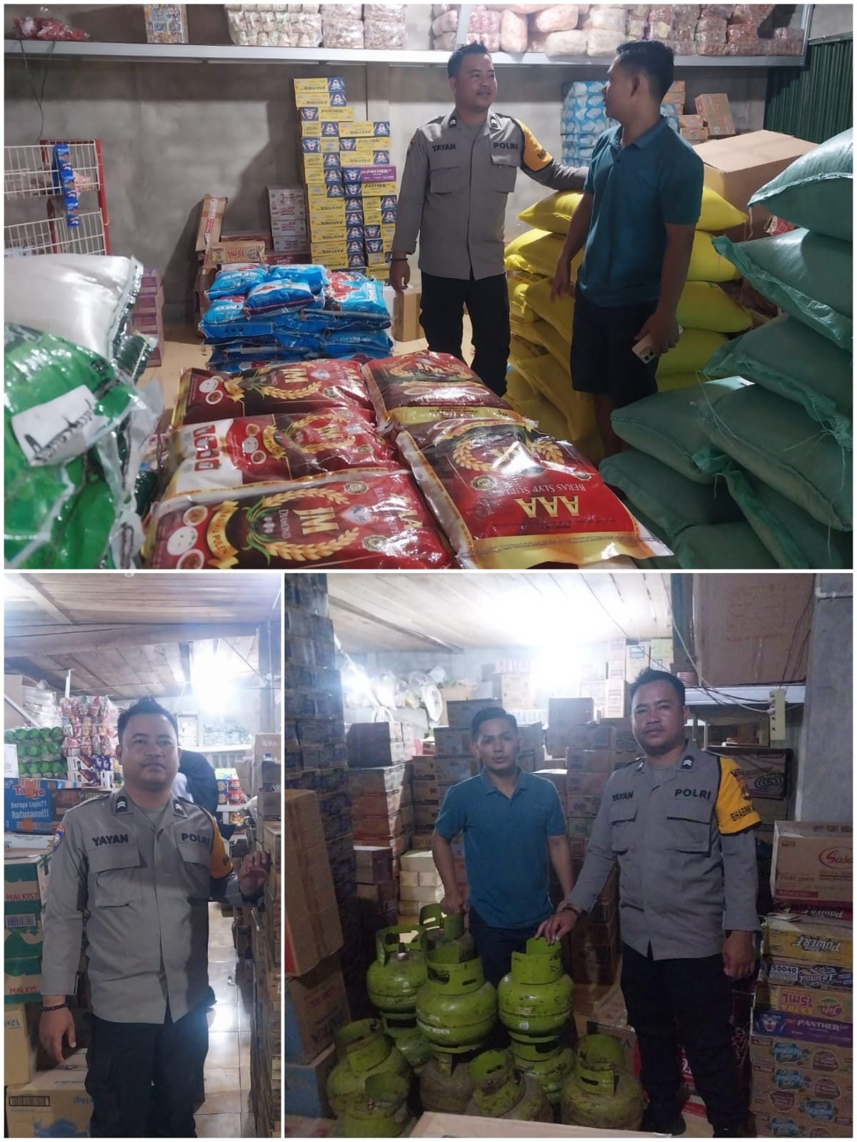 Polsek Penukal Abab Pantau Harga Beras Jelang Natal dan Tahun Baru, Stok Aman Meski Harga Naik