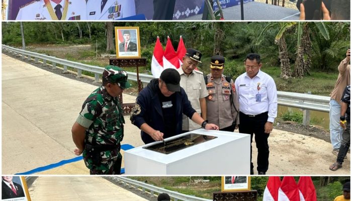 Polres PALI Amankan Kunjungan Kerja Gubernur Sumsel di Talang Ubi