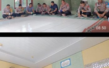 Perkuat Mental Spiritual Personel, Polsek Talang Ubi Gelar Binrohtal Rutin