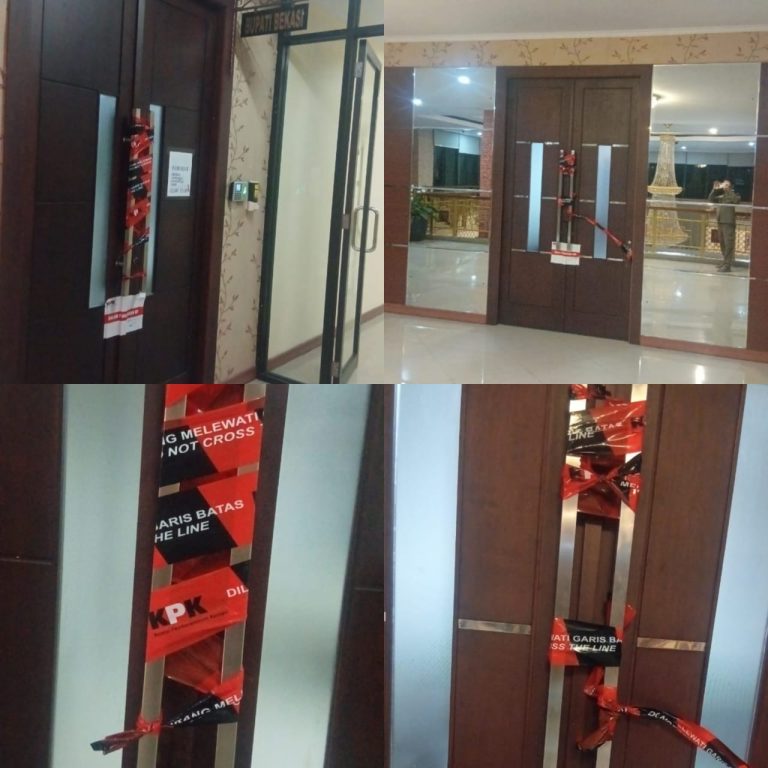 KPK OTT di Pemkab Bekasi, Ruang Kerja Bupati Disegel dan 10 Orang Diamankan