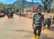 Korem 023/KS Kerahkan 30 Prajurit Bantu Warga Kecamatan Tukka Pulihkan Dampak Bencana Alam