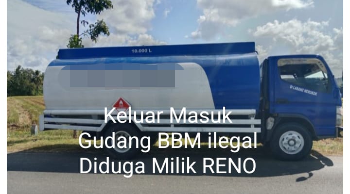 Gudang BBM Ilegal Diduga Milik Reno Dibelakang RM Tuah Siang Malam, Indralaya Utara Berani Beroperasi