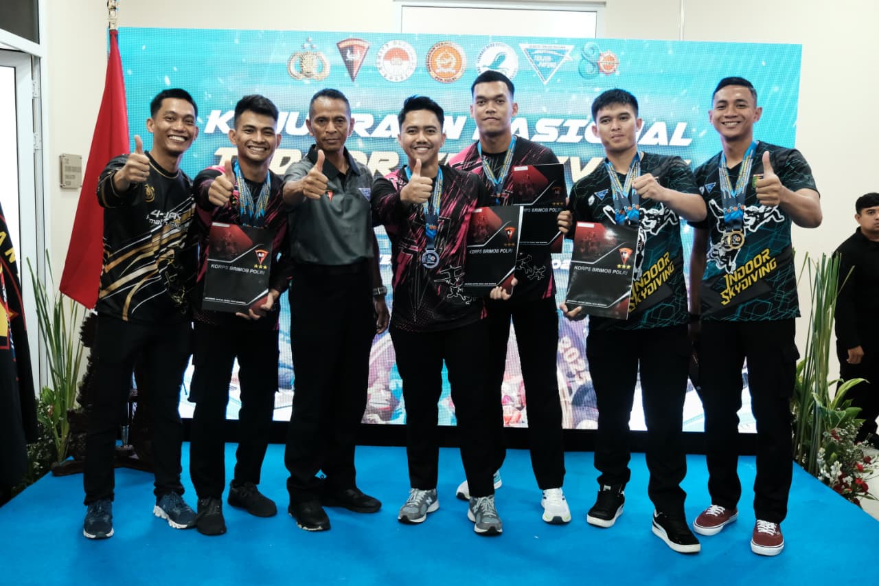 HUT ke-80 Korps Brimob Polri, Kejurnas Indoor Skydiving Dankorbrimob Cup II 2025 Resmi Ditutup